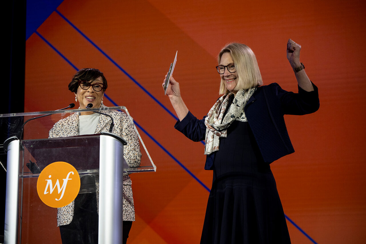 Daisey Holmes, 2024 IWF World Leadership Conference Co-Chair and Pamela Craig, President, Women’s Forum of New York