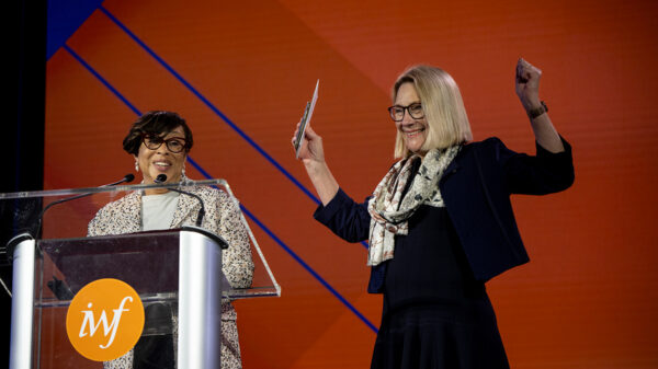 Daisey Holmes, 2024 IWF World Leadership Conference Co-Chair and Pamela Craig, President, Women’s Forum of New York