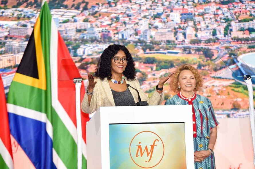 Nolitha Fakude and Irene Charnley, IWF Cornerstone Conference Co-Chairs, IWF South Africa