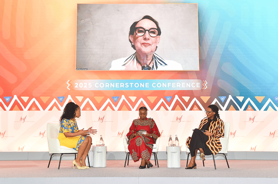 Plenary 1: The World Turned Upside Down: Staying Agile, Aware, and Ahead Rebeca Grynspan, Secretary-General, United Nations Conference on Trade and Development (UNCTAD); Amb Dr. Monica Juma, National Security Advisor, Republic of Kenya; Dr. Sithembile Mbete, Executive Director, Public Affairs Research Institute (PARI); Moderated by: Redi Tlhabi, Global Affairs Journalist and Moderator