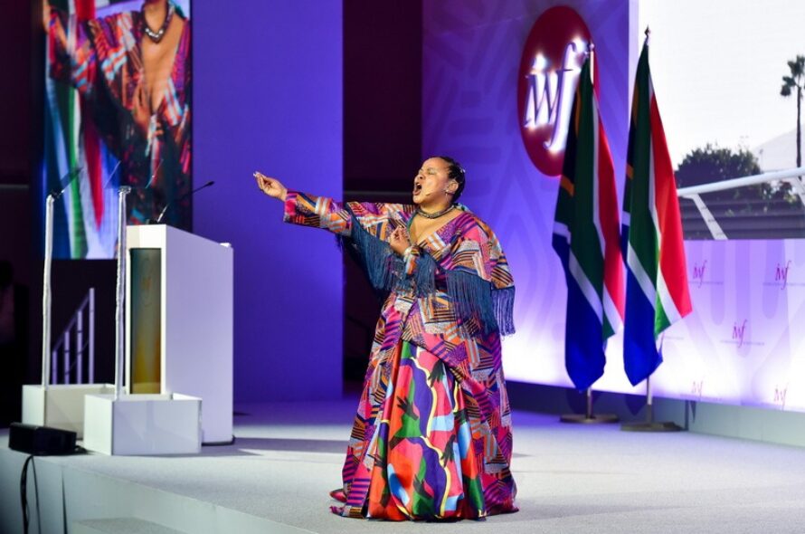 Lebo Mashile, an award-winning poet, author, presenter, and actress