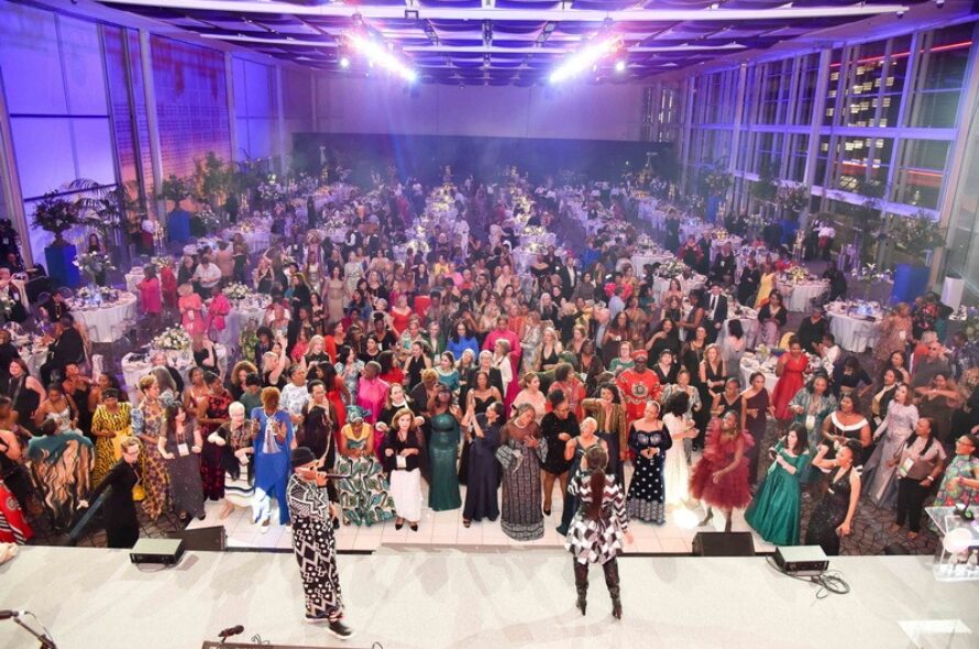 A multi-award-winning Afro-pop duo Mafikizolo performing at the IWFSA Leading Light Awards