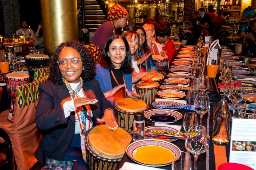 Guest dinner at the GOLD restaurant presenting an Immersive African Dining Experience